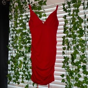 Red homecoming dress